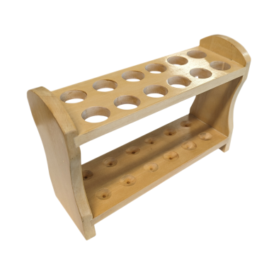test-tube-rack-wooden-12-holes test-tube-rack-wooden-12-holes