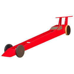 Dragster Vehicle, Rubber band powered