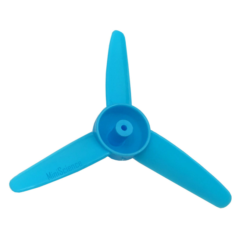 Propeller With 3 Narrow Blades, 80 Mm Outer Diameter, Blue