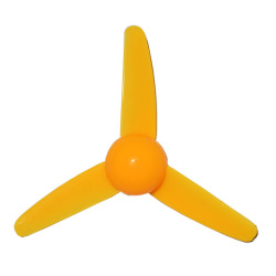 Propeller With 3 Narrow Blades, 80 Mm Outer Diameter, Yellow