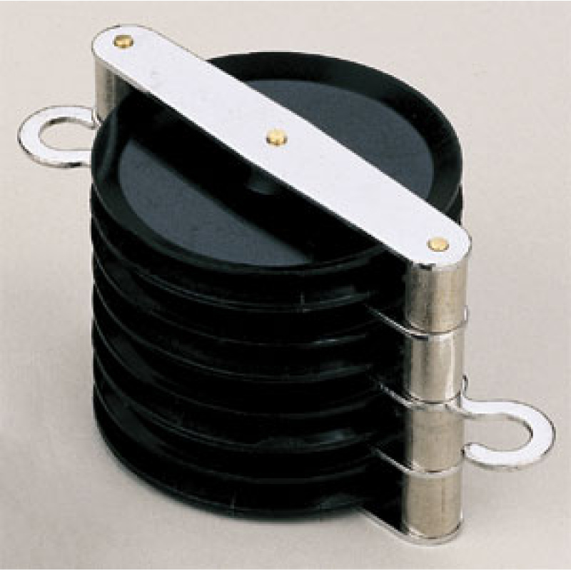 Quadruple Parallel Pulley, 50Mm