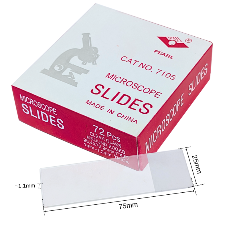 Microscope Slide, Frosted Packs Of 72